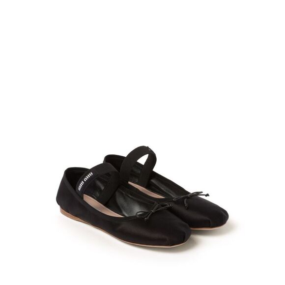Miu Miu Women Satin Ballets - Picture 2 of 4
